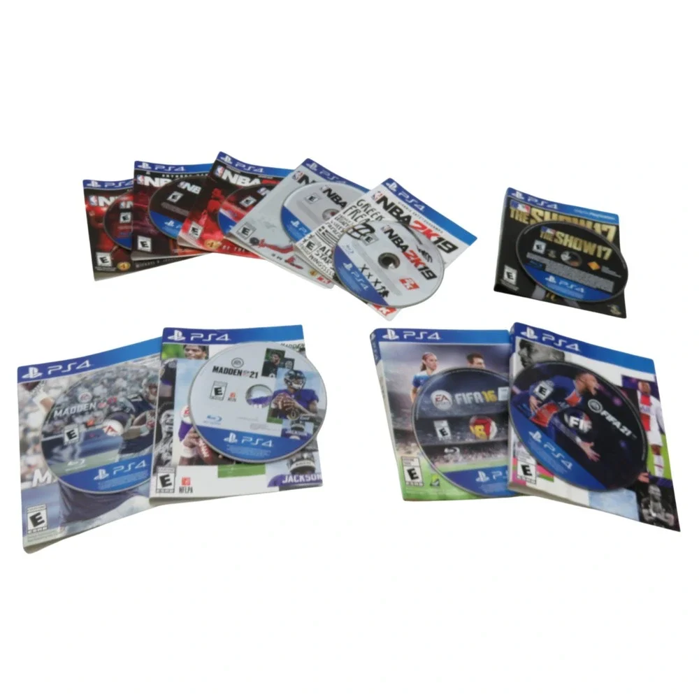 PS4 Sports Game Bundle Lot of 10 PlayStation 4 / ALL DISCS CLEAN!